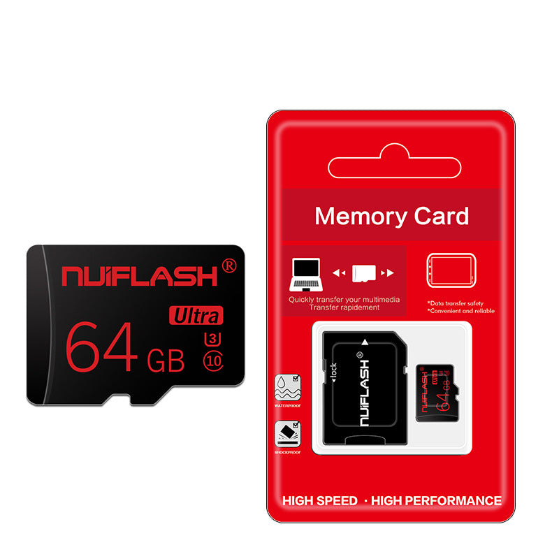 Carte mémoire téléphone portable 64 Go grande capacité haute vitesse classe 10
