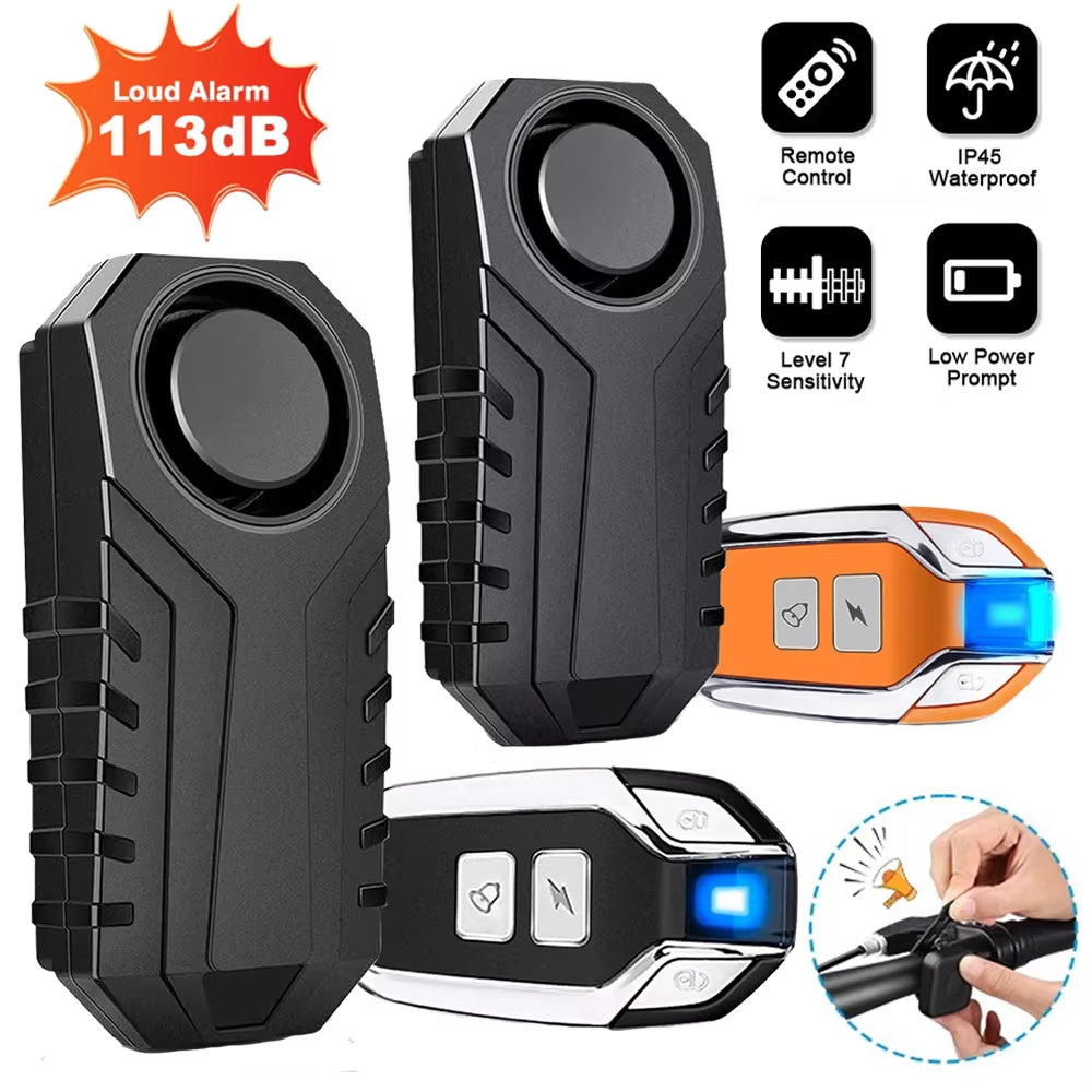 Alarme de vélo Elecpow télécommande étanche pour vélo électrique anti-vol à capteur de vibration - IVOIRART.COM