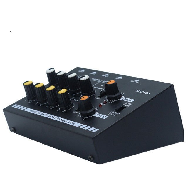 8-channel Mini Mixer Mini Mixer Mixer Stereo Audio Mixer - IVOIRART.COM