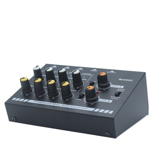 8-channel Mini Mixer Mini Mixer Mixer Stereo Audio Mixer - IVOIRART.COM