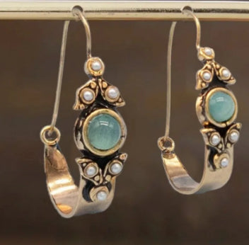 Boucles d'oreilles créatives vintage pour femmes