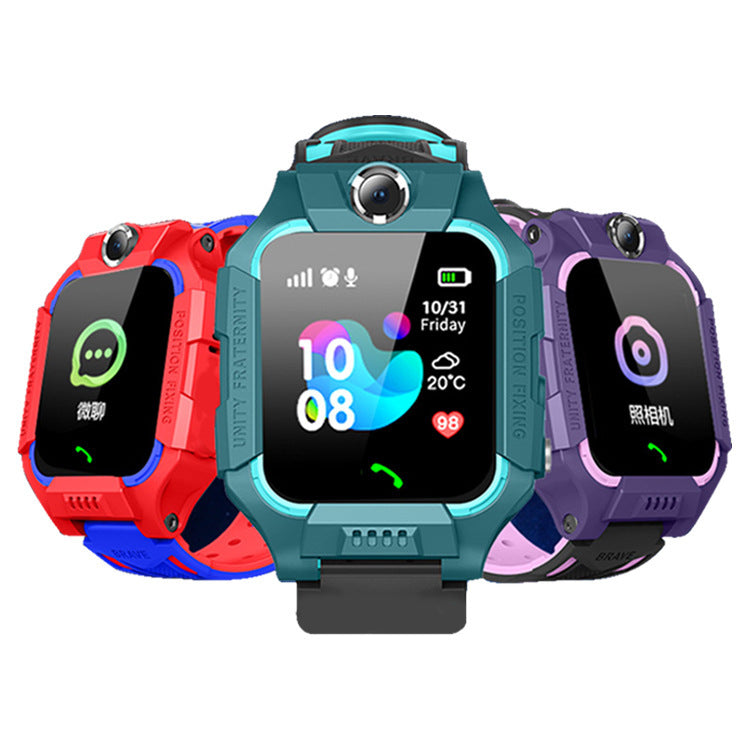 Montre téléphone intelligente Q19 pour enfants avec nombreuses fonctions sécurisées