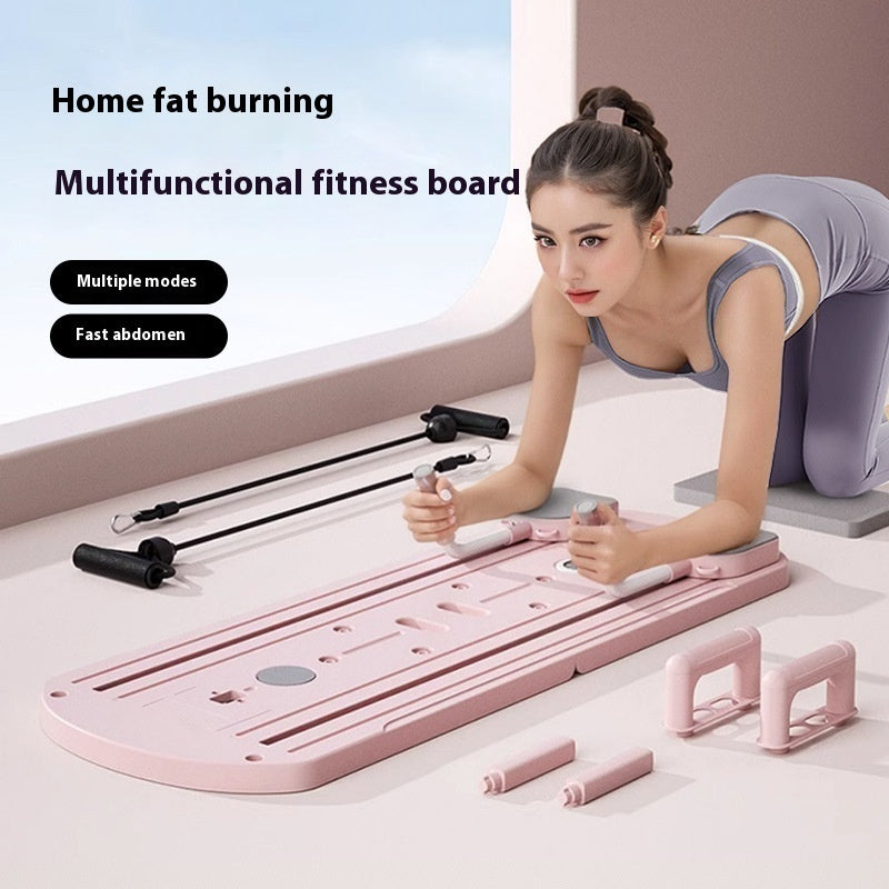 Planche de Fitness Multifonctionnelle pour Exercices à Domicile - Pilates