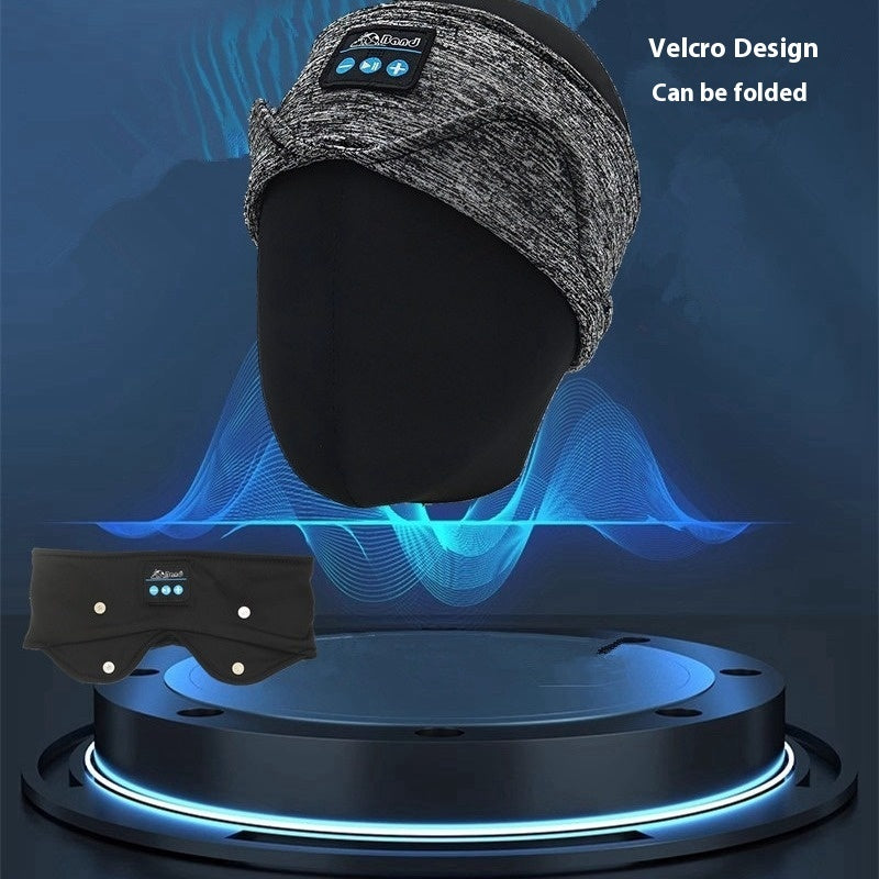 Bandeau Foulard Masque de Sommeil et Casque Audio Bluetooth 2-en-1 Confortable - IVOIRART.COM