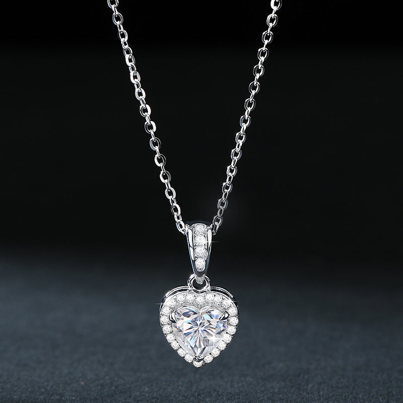 Collier élégant et subtil en argent sterling S925 de haute gamme et tendance, luxueux