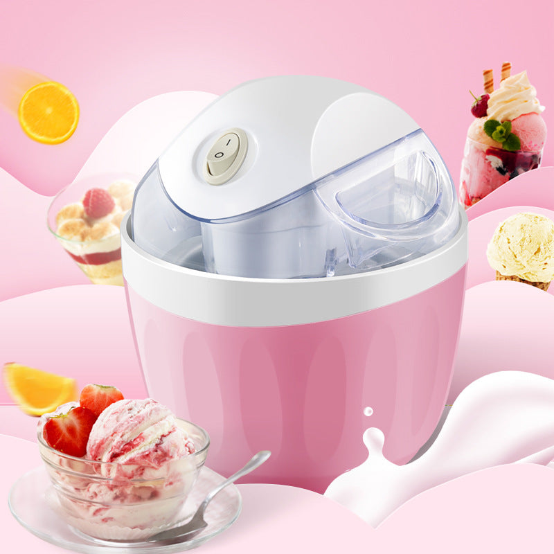 Machine à glace innovante avec puissance 12 W, capacité 500 ml, dimensions 14,3×14,3×16,5 cm pour des desserts maison délicieux