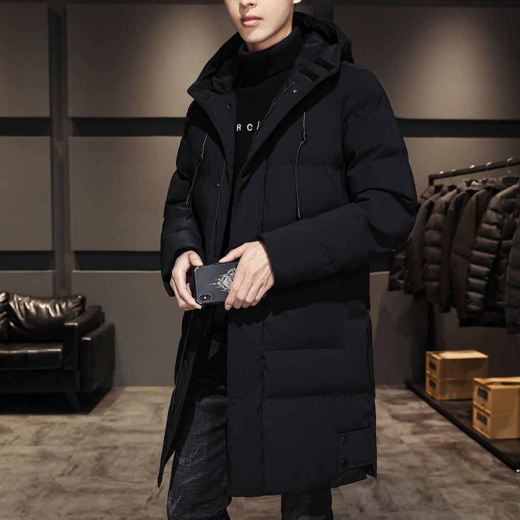 Manteau en coton épais pour hommes, style travail, hiver, mode élégante et masculine