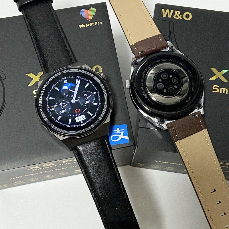 Montre Homme Intelligente Bluetooth Multifonction Compatible X5 PRO Noir et Argent