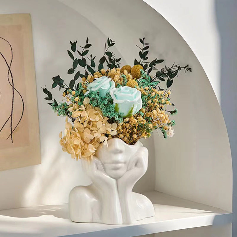 Vase de luxe léger de décoration intérieure de style nordique