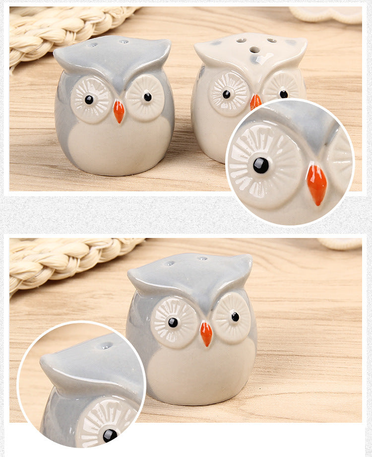 Pot à assaisonnement en céramique cartoon cadeau de mariage