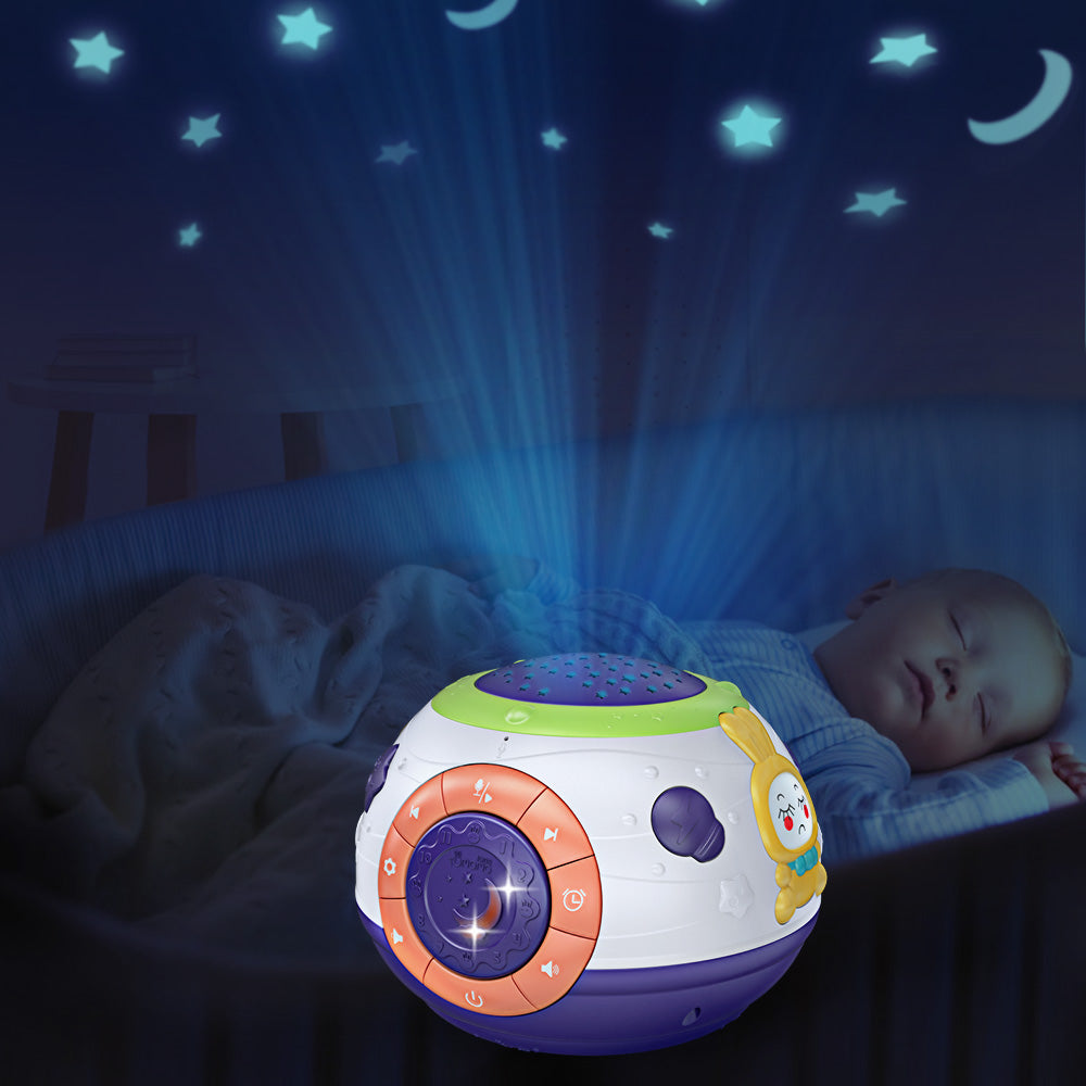 Projecteur Veilleuse Ciel Étoilé pour Enfants avec Sons Animaux et Musique