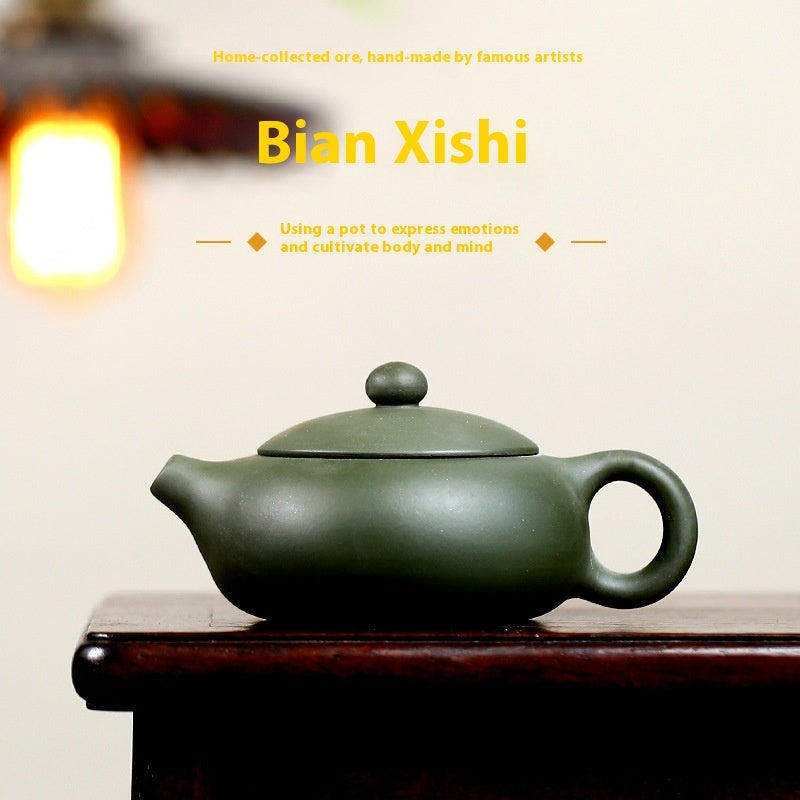 Théière Kung Fu à Large Bouche Ensemble de Thé en Céramique Fait Main en Argile Yixing