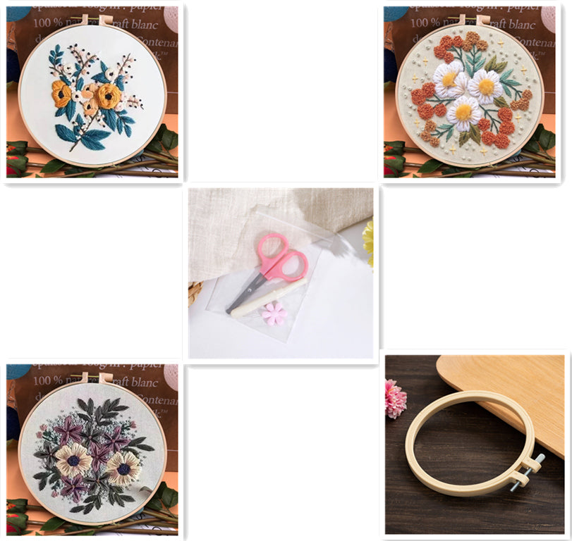 Sac à broderie en tissu tridimensionnel de style européen