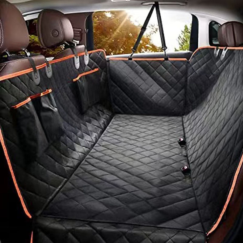Tapis de Voiture en Tissu Oxford pour Animal Domestique, Siège Arrière Antisalissure, 147x137 cm