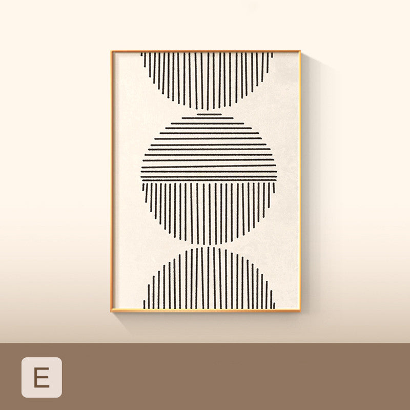 Affiche Géométrique Colorée Minimaliste Impression sur Toile