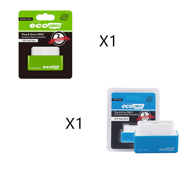 Boîtier Éco OBD2 Plug and Play pour Voiture Essence - Économie de Carburant Driver
