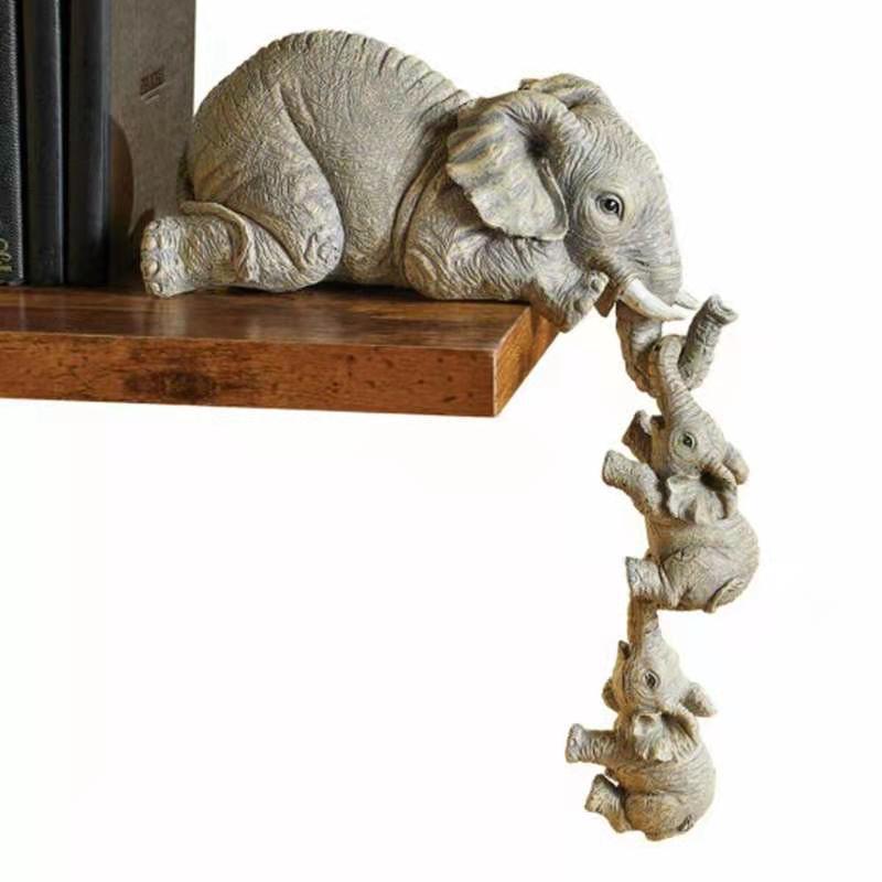 Décoration intérieure en trois pièces Éléphant