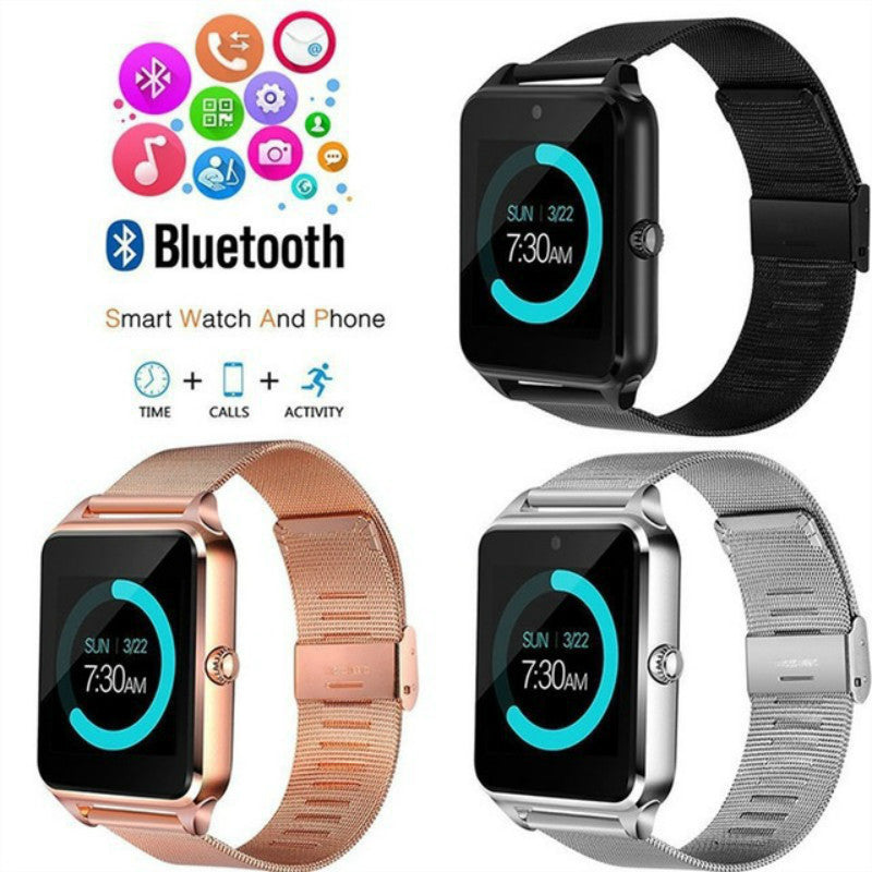Montre connectée Z60 Bluetooth multifonction avec carte et téléphone intégré