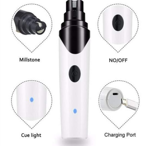 Taille-crayon électrique et coupe-ongles pour chien et chat, nettoyeur intégré