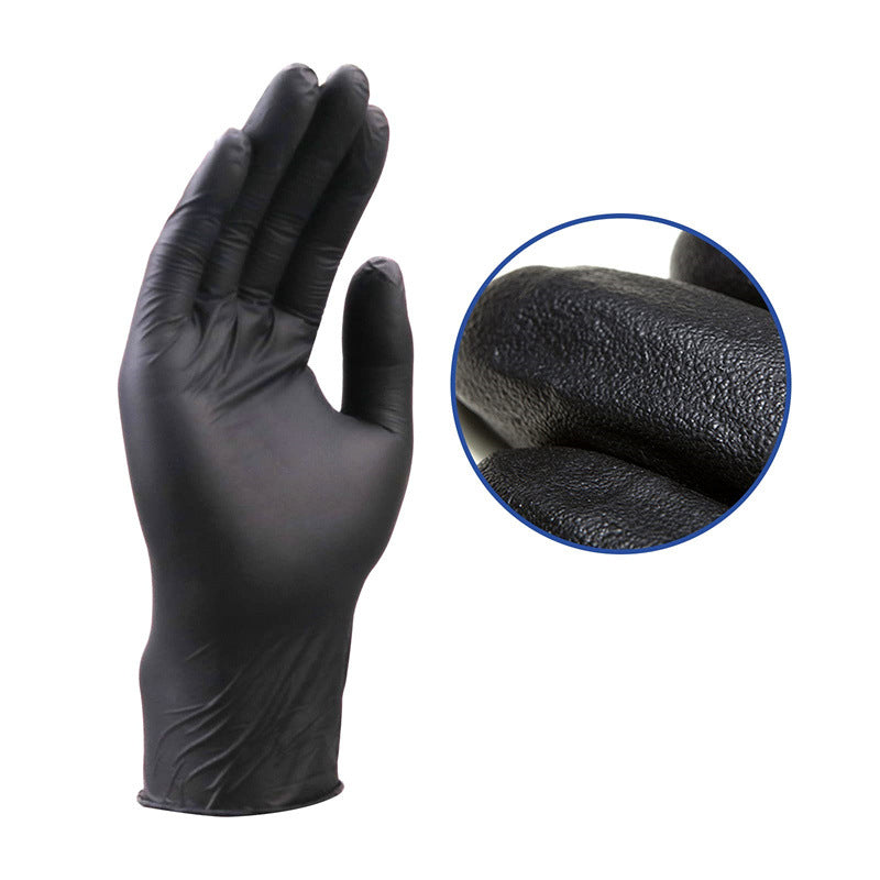 Gants Protecteurs Jetables Noirs en Composite Noir pour les Mains – Nitrile