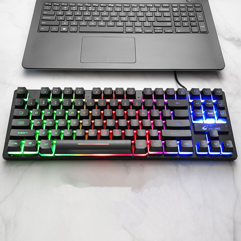 Clavier mécanique électronique pour jeux, clavier universel pour ordinateur portable USB