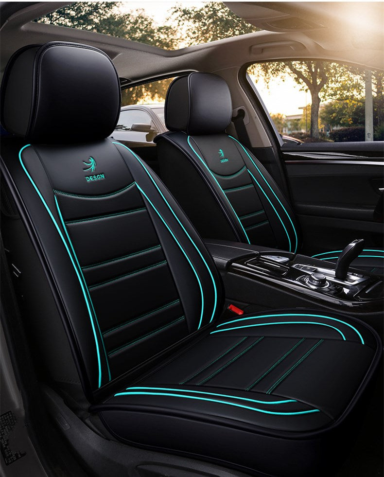 Housse de siège auto en cuir PU, coussin protecteur confortable et élégant