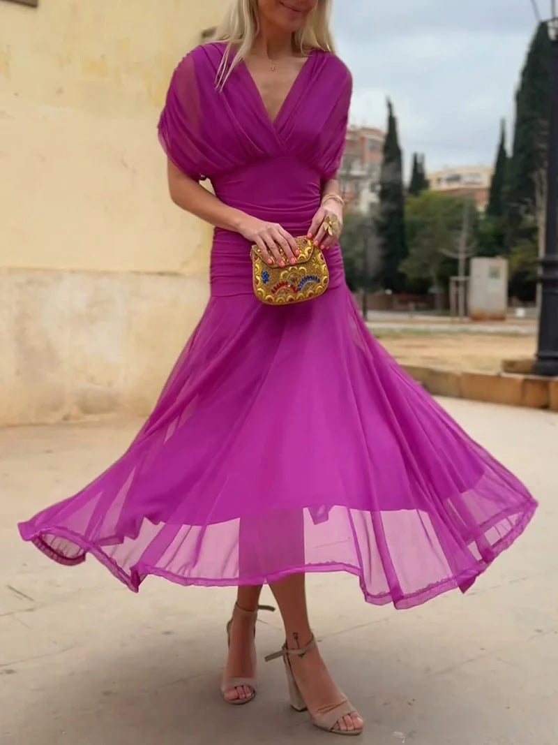 Robe Femme à la Mode et Élégante, Style Décontracté, Couleurs Variées, Taille S à XXXL