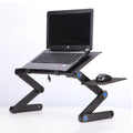 Table pour ordinateur portable avec support ergonomique pliable réglable et tapis de souris