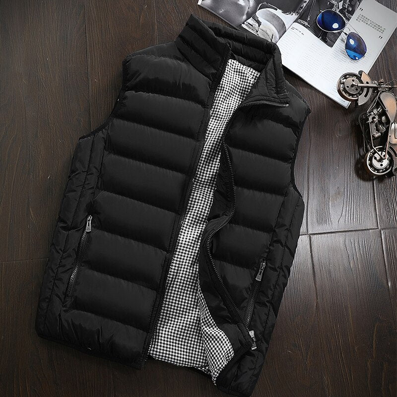 Gilet en coton duveté, style polyvalent et confort optimal, disponible en plusieurs tailles