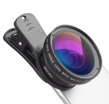 Kit d'Objectifs pour Smartphone : 0,45x Grand Angle Ultra Large & 12,5x Super Macro HD