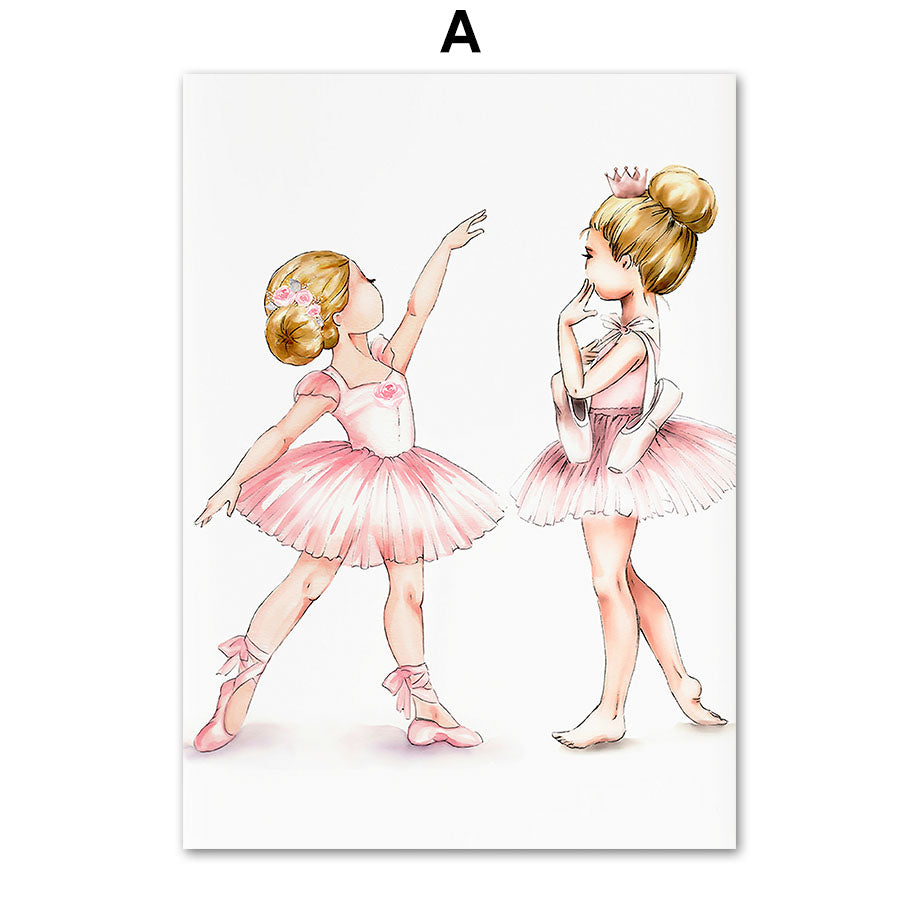 Affiches de peinture sur toile pour la décoration de la chambre d'enfants