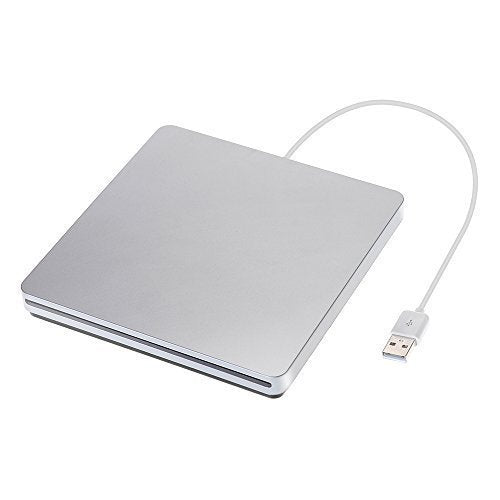 Graveur CD-RW externe compatible MacOS et Windows, disque dur portable élégant