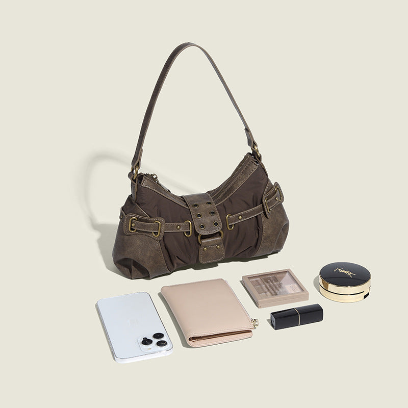 Sac sous-bras américain rétro patiné