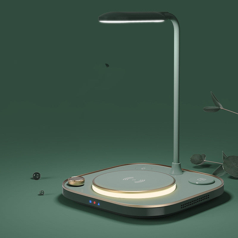 Nouveau Chargeur Magnétique Sans Fil Trois-en-un 15W avec Lampe de Bureau