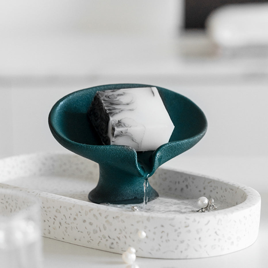 Boîte à savon en céramique européenne est simple et à la mode