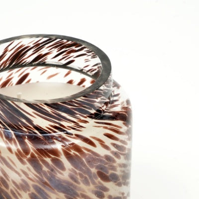 Splatter Pastel Glow Candle Elegant  Aromatic Wax Candle For Home  Office Long-Lasting Burn & Soothing Fragrance Perfect For Relaxation, DEcor  Gifting