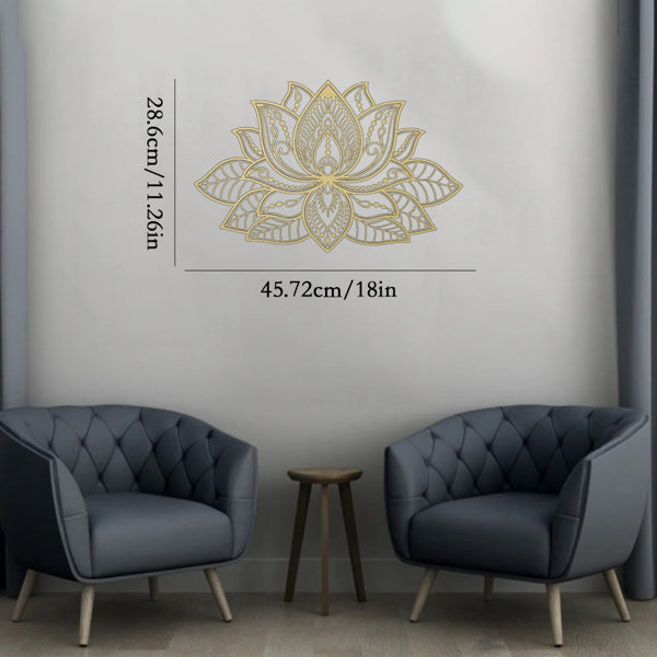 CIFbuy Zen Mandala Lotus Aluminum Wall Art Holiday Gift Home Decor(TikTok, Temu Pick-up Service)