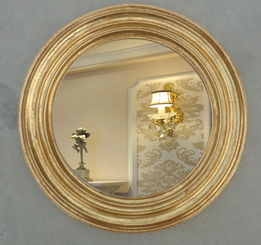 Miroir de Salle de Bain Rond American Vintage Décoration