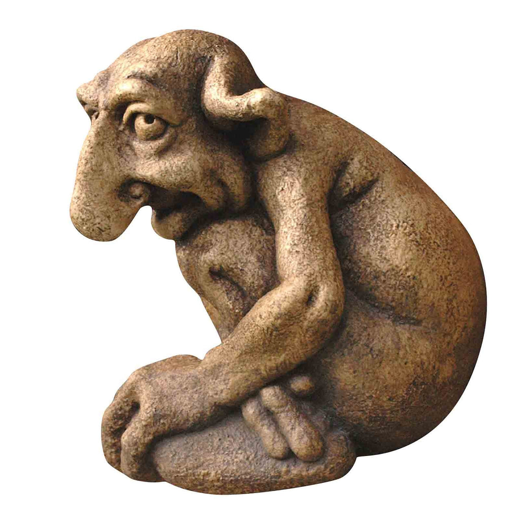 Sculpture gothique en pierre reconstituée Troll Artisanat en résine Gargouille Artisanat en résine Ornements