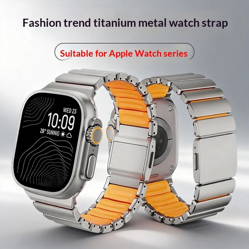 Bracelet de Montre Ultra3 en Titane avec Fermoir Magnétique Norman
