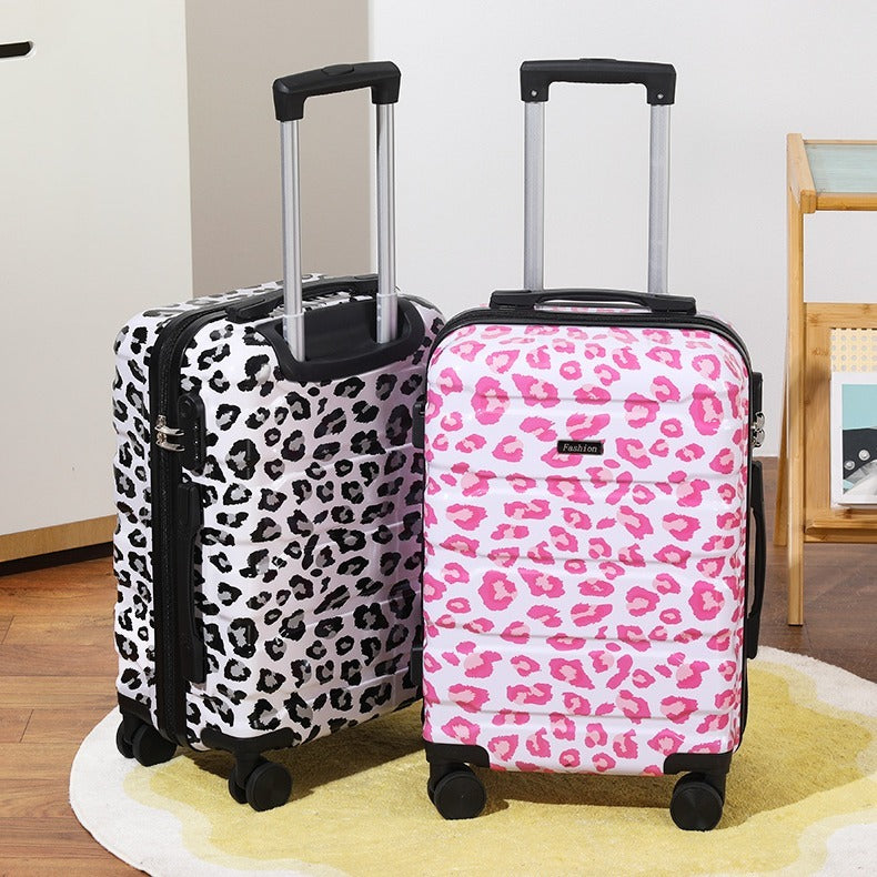 Ensemble de bagages 2 pièces 20 pouces avec trousse de maquillage, coque rigide extensible, roues pivotantes à 360°, grande capacité, léger, crochet latéral, serrure indépendante