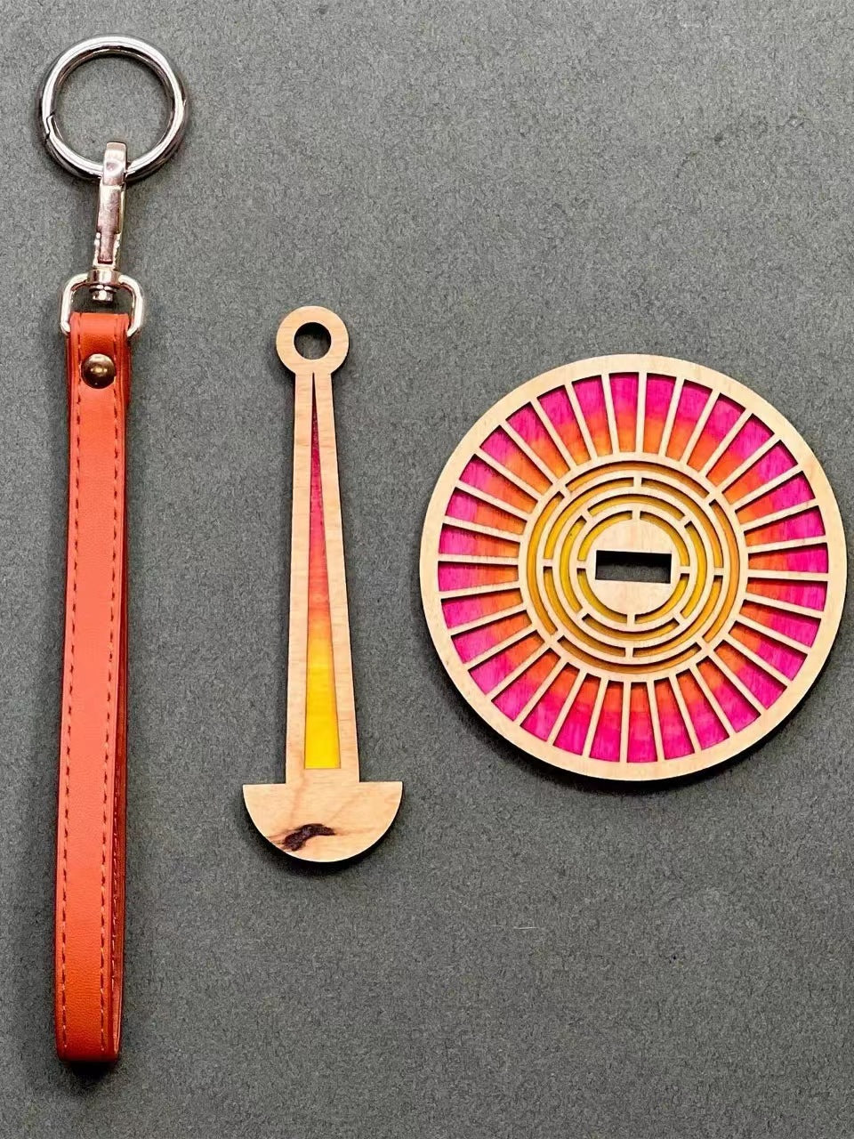 Support portable d'artisanat en bois pour poignet afin d'éviter l'emmêlement et le mauvais alignement