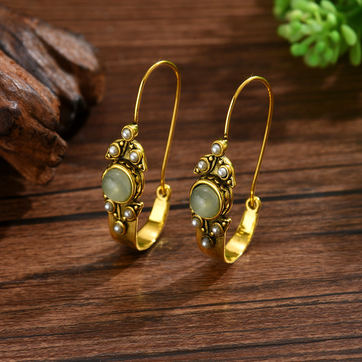 Boucles d'oreilles créatives vintage pour femmes