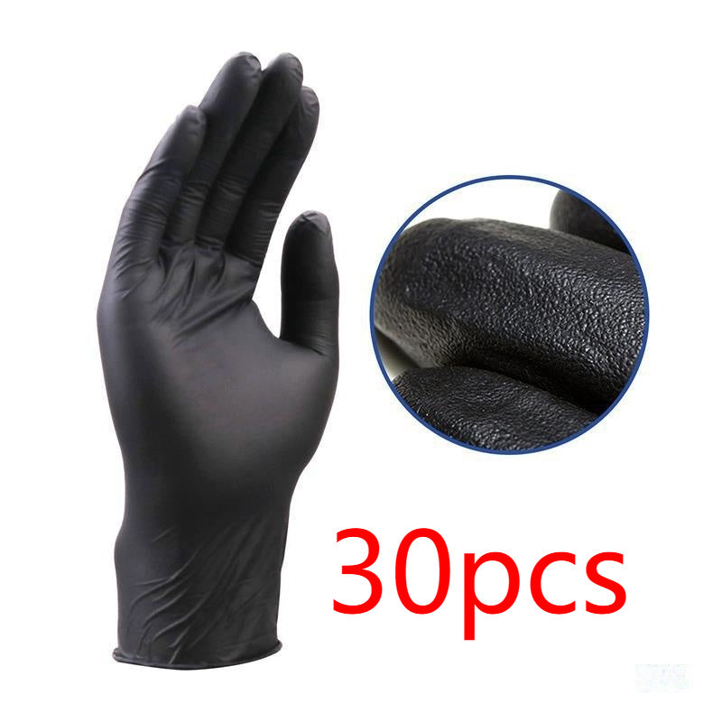 Gants Protecteurs Jetables Noirs en Composite Noir pour les Mains – Nitrile