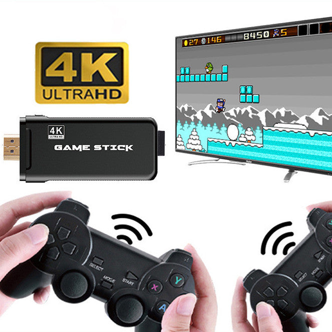 Console de Jeu Sans Fil avec Manettes HDMI TV U Trésor, Version 32 ou 64 Go