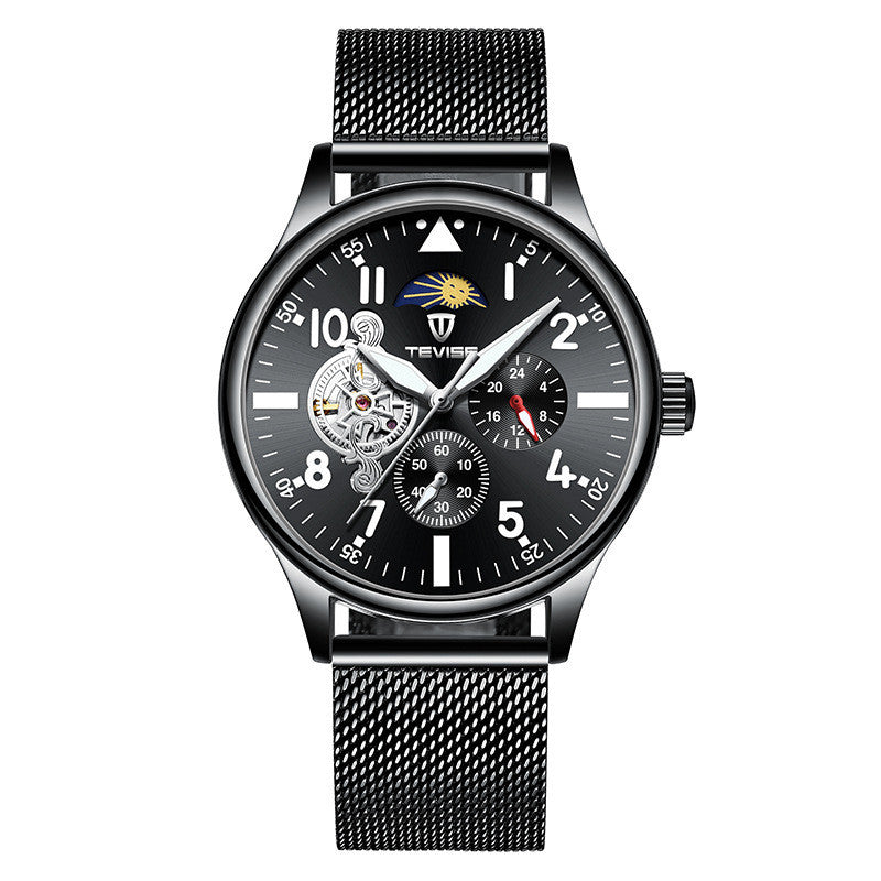 Montre Homme Étanche Mode Tendance Campus Étudiant Mouvement Mécanique