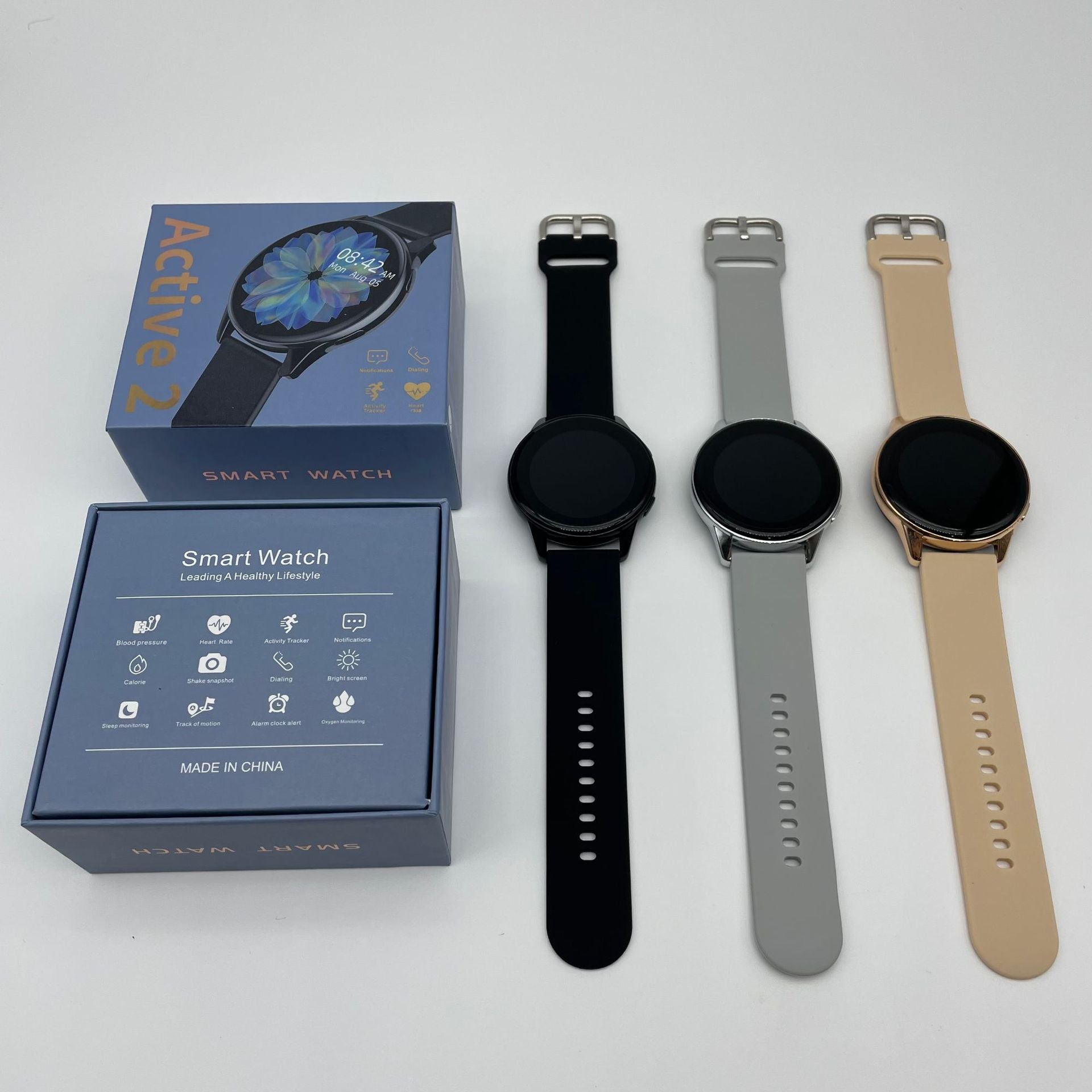 Montre Connectée Sport avec Appels Bluetooth - Écran TFT, Multifenêtre