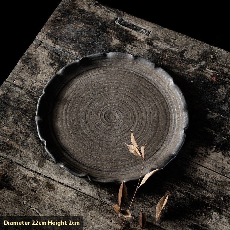 Assiette de Fruits en Dentelle Vintage Assiette Dim Sum