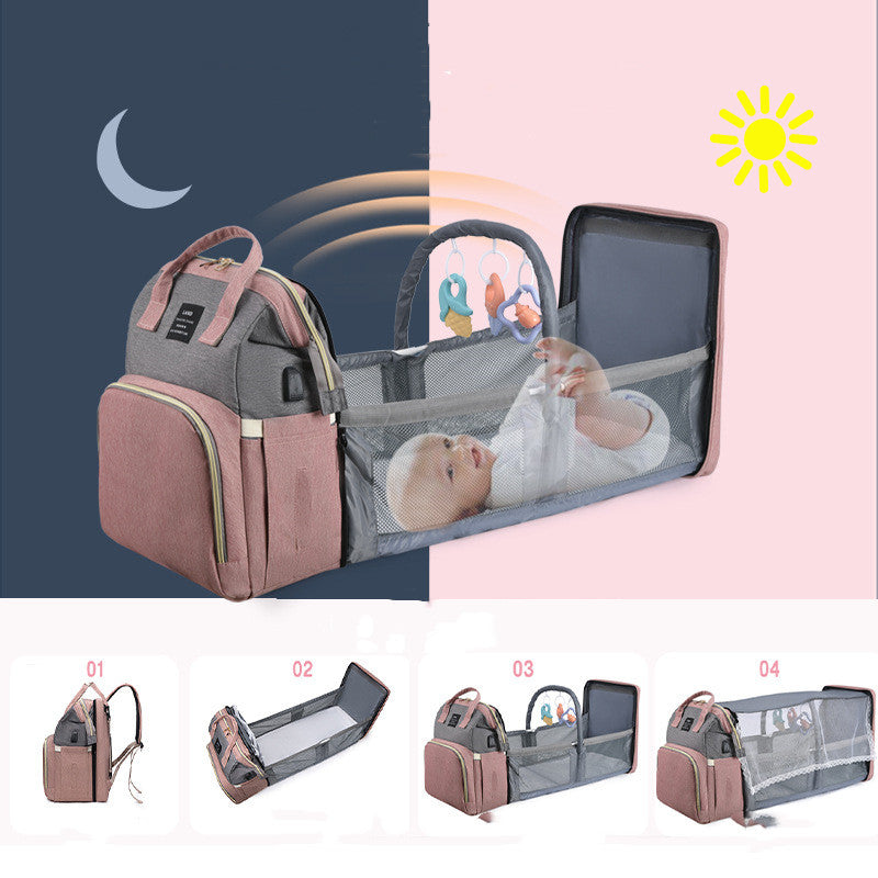 Nouveau Sac à Dos Maman Bébé Grande Capacité Isolation Lait Maternelle Femme