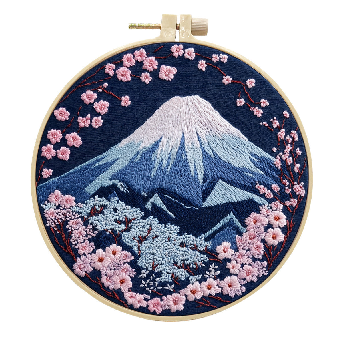 Kit de matériel d'art textile fait main à broderie créative